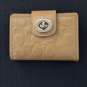 Coach Patent Leather Bi-fold Wallet